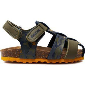 Sandály Geox B Sandal Chalki Boy B452QA 00454 C3375 M Sage/Ochreyellow