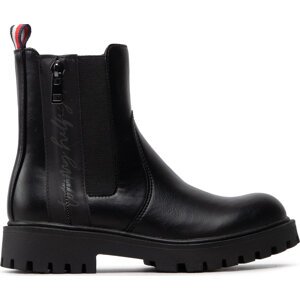 Kozačky Tommy Hilfiger Cheksea Boot T3A5-32390-1355 Black 999