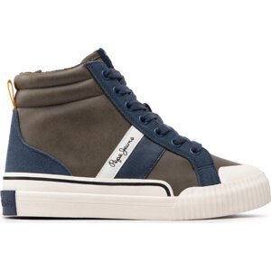 Plátěnky Pepe Jeans Ottis Casual High B PBS30543 Khaki Green 765