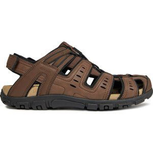 Sandály Geox Uomo Sandal Strada U4524C 000ME C6006 Dk Brown