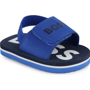 Sandály Boss J50889 S Modrá