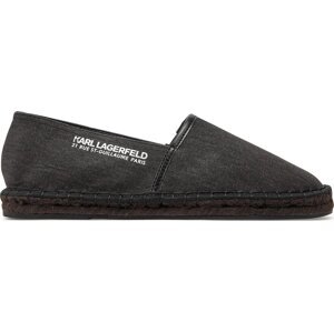 Espadrilky KARL LAGERFELD KL70119 Black Canvas 900