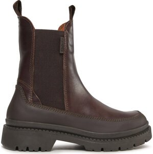 Kotníková obuv s elastickým prvkem Gant Prepnovo Chelsea Boot 27551396 Dark Brown