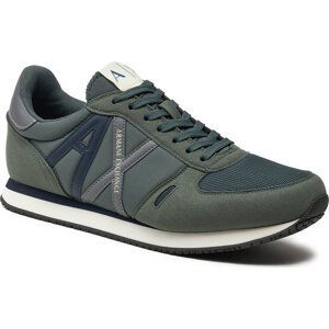 Sneakersy Armani Exchange XUX017 XCC68 T156 Zelená