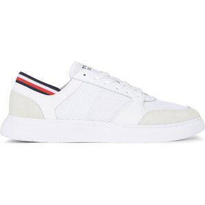 Sneakersy Tommy Hilfiger Lightweight Cup Seasonal Mix FM0FM04961 White YBS