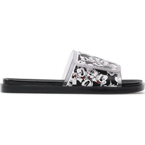 Nazouváky Melissa Groovy + Mickey Mouse 33632 Black/Clear/White AC406