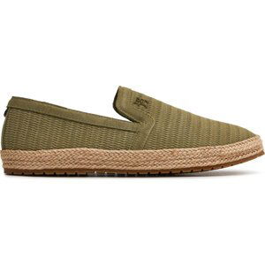 Espadrilky Tommy Hilfiger Th Esapdrille Classic Suede FM0FM04984 Zelená