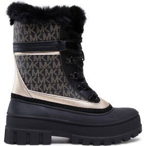 Polokozačky MICHAEL Michael Kors Ozzie Ankle Boot 40F2OZFB5B Blk/Gold