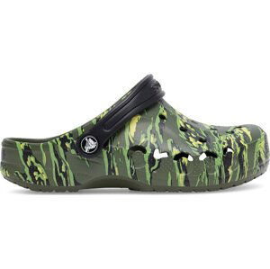 Nazouváky Crocs BAYA SEASONAL PRINTED CG 209728-9CX Zelená