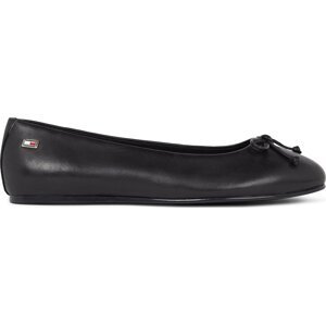 Baleríny Tommy Hilfiger Essential Chic Ballerina FW0FW08059 Black BDS