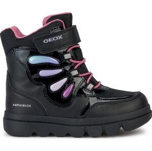 Kozačky Geox J Willaboom Girl B A J36HWA 054FU C9240 M Black/Multicolor