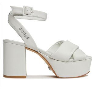 Sandály Guess Shanny FLJSNN LEA03 WHITE