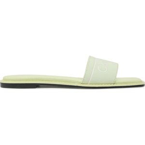 Nazouváky Calvin Klein Squared Flat Slide He HW0HW00817 Spirit Green LKM