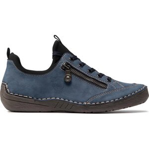 Sneakersy Rieker 52573-14 Blau Kombi