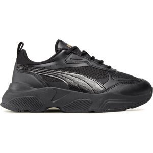 Sneakersy Puma Cassia 384647 02 Black/Black/Puma Team Gold