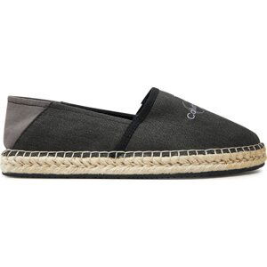 Espadrilky Calvin Klein Jeans Espadrille Ml Btw YW0YW01376 Black/Stormfront 0GO