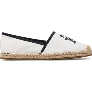 Espadrilky Tommy Hilfiger Th Embroiderred Espadrille FW0FW07101 Ecru YBL