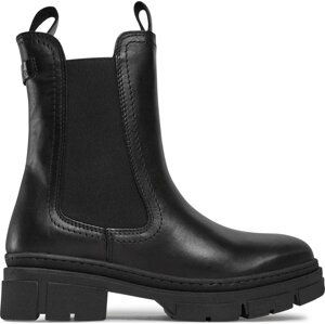 Kotníková obuv s elastickým prvkem Tamaris 1-25901-41 Black Leather 003