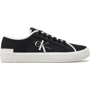 Sneakersy Calvin Klein Jeans Skater Vulcanized Low Cs Ml Mr YW0YW01453 Black/Bright White 0GM
