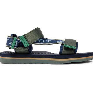 Sandály Pepe Jeans Pool One B PBS70063 Khaki Green 765