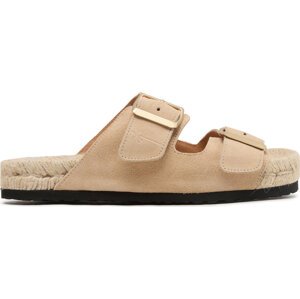 Espadrilky Manebi Suede Nordic Sandals K 1.1 R0 Béžová