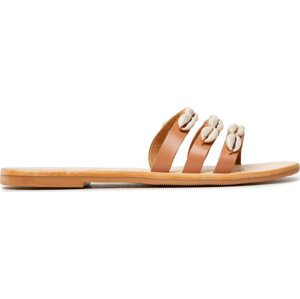 Nazouváky Manebi Leather Sandals S 0.1 Y0 Natural