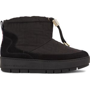 Sněhule Tommy Hilfiger Tommy Monogram Snowboot FW0FW07637 Black BDS