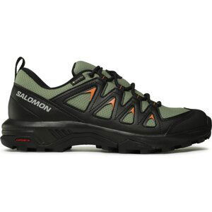 Trekingová obuv Salomon X Braze GORE-TEX L47180600 Deep Lichen Green/Black/Marmalade