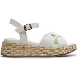 Espadrilky Tommy Hilfiger Platform Sandal T3A2-33264-0326 S Bílá