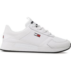 Sneakersy Tommy Jeans Flexi Runner Ess EM0EM01080 White YBR