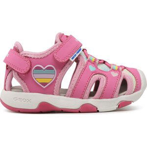 Sandály Geox B Sandal Multy Girl B150DA05014C8238 S Fuchsia/Multicolor