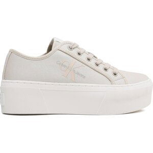 Tenisky Calvin Klein Jeans Cupsole Flatform Ny Pearl Wn YW0YW01221 Eggshell/Peach Blush ACF