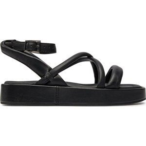 Sandály Clarks Alda Cross 26176254 Black Leather