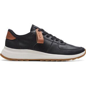 Polobotky Clarks DashLite Run 26172003 Black Leather