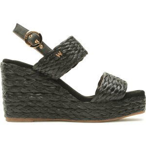 Sandály Wrangler Cohibara Raffia WL31553A Černá