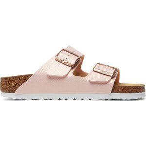 Nazouváky Birkenstock Arizona 1026448 BF Shiny Lizard Light Rose