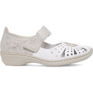 Polobotky Rieker 41368-80 White