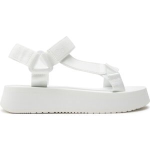 Sandály Calvin Klein Jeans Sandal Velcro Webbing Dc YW0YW01353 Bright White YBR