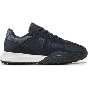 Sneakersy Tommy Hilfiger Retro Modern Mix Nylon FM0FM04703 Tmavomodrá