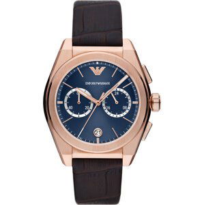 Hodinky Emporio Armani Federico AR11563 Rose Gold/Brown