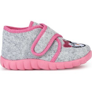 Bačkory Geox B Zyzie Girl B2606B 0NY11 C1296 Lt Grey/Pink