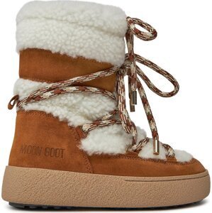 Sněhule Moon Boot Ltrack Shearling 24500500001 Whisky / Off White 001