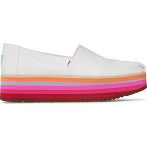 Polobotky Toms Alp Platform 10019692 White