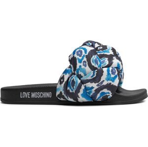 Nazouváky LOVE MOSCHINO JA28312G0IIW210A Tie/Dye Bco/Nero/Cie