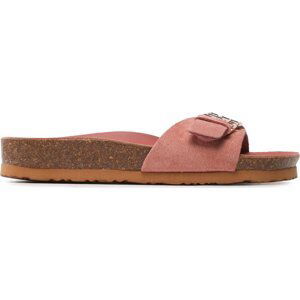 Nazouváky Tommy Hilfiger Th Mule Sandal Slide FW0FW07071 Roasted Malt GSI