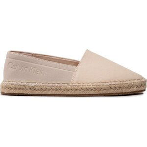 Espadrilky Calvin Klein Espadrille He-Canvas HW0HW00738 Sand VHB