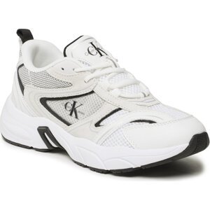 Sneakersy Calvin Klein Jeans Retro Tennis Su-Mesh YW0YW00891 Bright White/Black 0K5