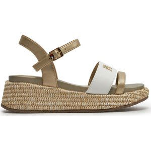 Espadrilky Tommy Hilfiger Platform Sandal T3A2-33263-0326 M Zlatá