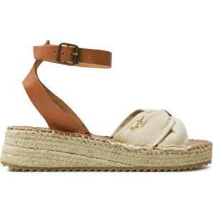 Espadrilky Pepe Jeans Kate One PLS90659 Bílá