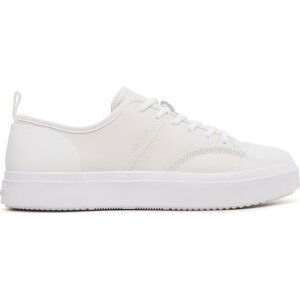 Plátěnky Calvin Klein Low Top Lace Up Lth HM0HM01045 Triple White 0K4